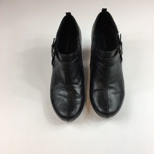 Dress Barn slip on Black booties